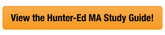 Button image for Hunter-Ed MA safety course study guide.