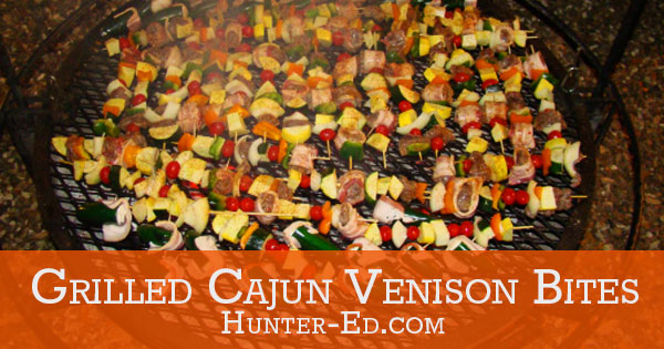 Grilled Cajun Venison Bites