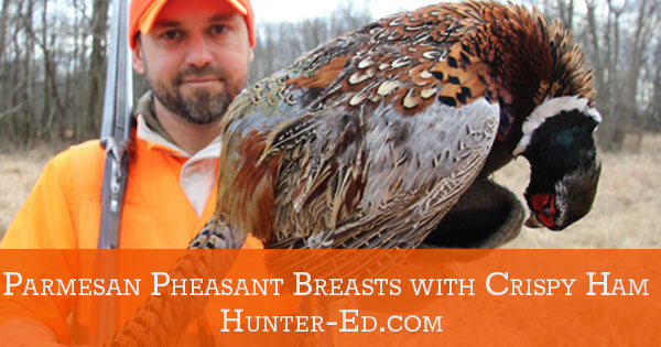 Parmesan Pheasant Breast with Crispy Ham